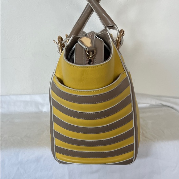 Christian Louboutin Yellow Leather Tote Bag - Picture 4 of 13